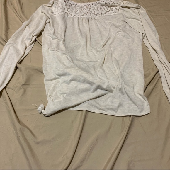 Maurices Cream Lace Detailed Blouse - Picture 8 of 8